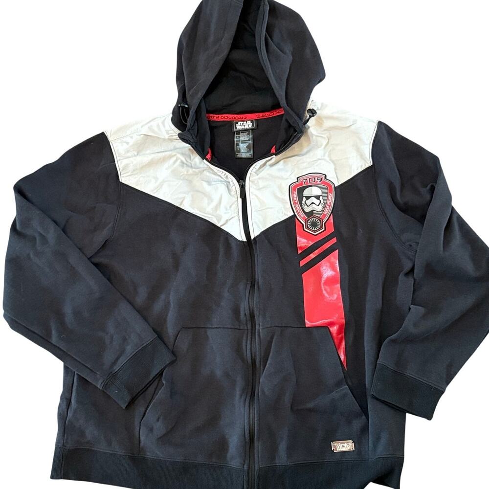 Disney Parks Star Wars Galaxy’s Edge First Order Zip Hoodie Jacket Adult L
